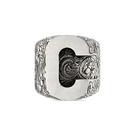 gucci ring conversion|gucci alphabet ring.